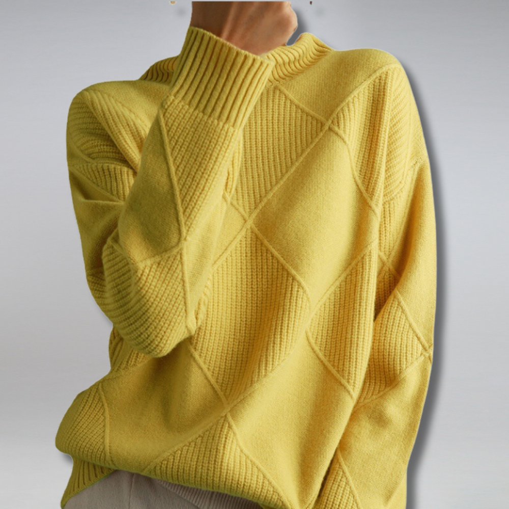 Women's ribbed sweater, view 4