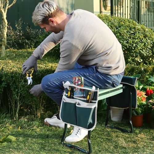 Garden Kneeling Pad & Seat – Steel Frame, EVA Padding & 150kg Capacity
