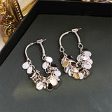 Elegant Long Sequin Tassel Earrings - Dazzling Statement Jewelry for Parties & Special Occasions