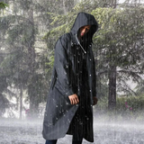Long Waterproof Men's Rain Jacket with Hood - Titan