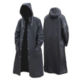 Long Waterproof Men's Rain Jacket with Hood - Titan