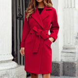 Long Women's Trench Coat Winter Jacket - Sienna