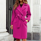 Long Women's Trench Coat Winter Jacket - Sienna
