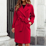 Long Women's Trench Coat Winter Jacket - Sienna