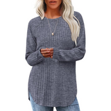 Barbara Loose Fit Crew Neck Sweater Tunic for Women - Cozy, Stylish, and Versatile Knitwear