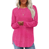 Barbara Loose Fit Crew Neck Sweater Tunic for Women - Cozy, Stylish, and Versatile Knitwear