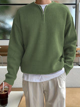 Loose Striped Knitted Sweater for Men - Ronan