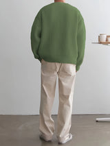 Loose Striped Knitted Sweater for Men - Ronan