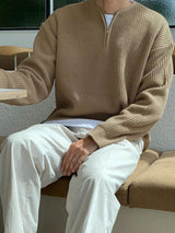 Loose Striped Knitted Sweater for Men - Ronan