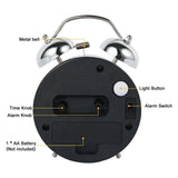 LOUDLUX Extra Loud Retro Double Bell Alarm Clock – Perfect for Heavy Sleepers – Stylish Design & Reliable Wake-Up Solution