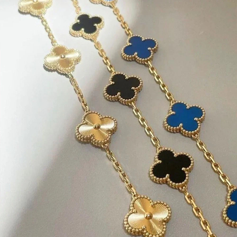 Charming Lucky Clover Bracelet - Elegant Green Enamel & Adjustable Design for Good Luck & Style