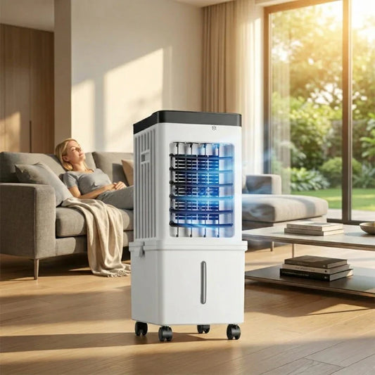 3-in-1 Portable Air Cooler – 15L Ice Tank, Cooling Humidifier & Purifier with Remote Control