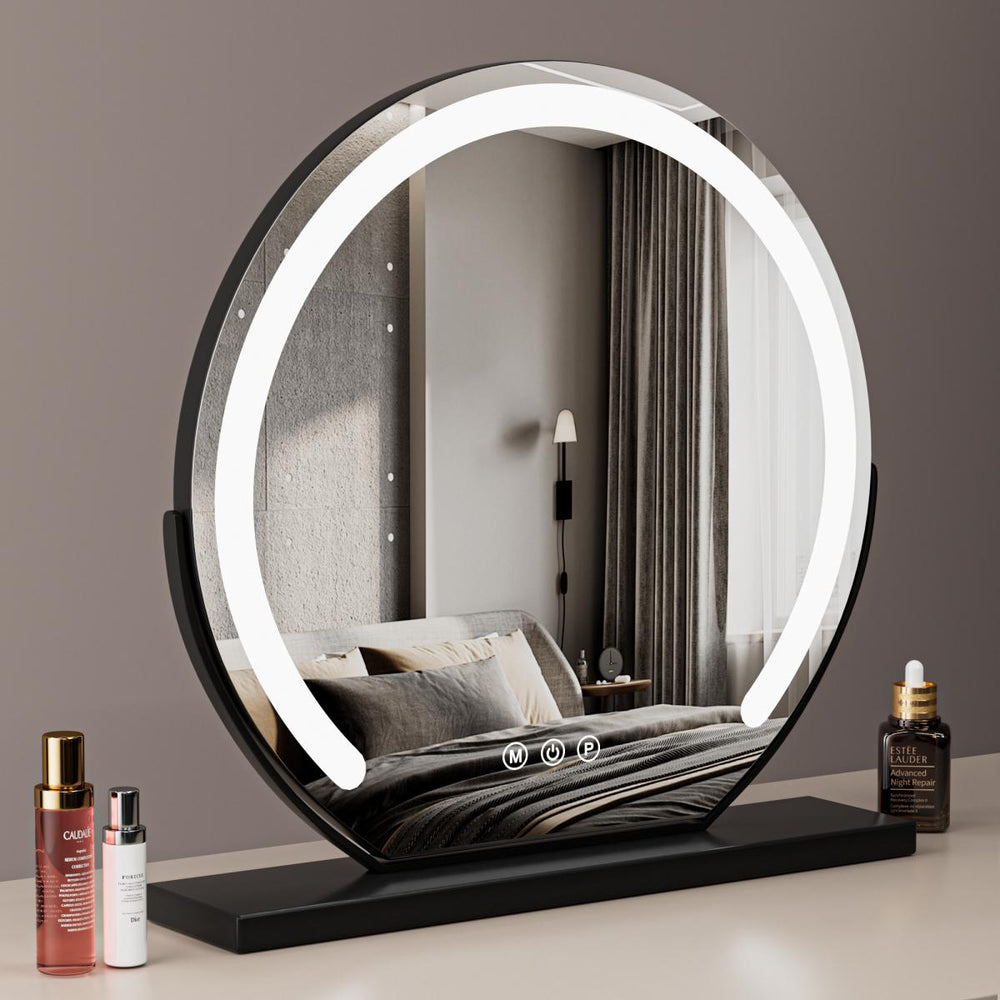 Luminara Dimmable LED Touch Screen Vanity Mirror – Perfect for Precision Makeup & Skincare Application