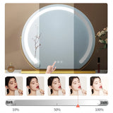 Luminara Dimmable LED Touch Screen Vanity Mirror – Perfect for Precision Makeup & Skincare Application