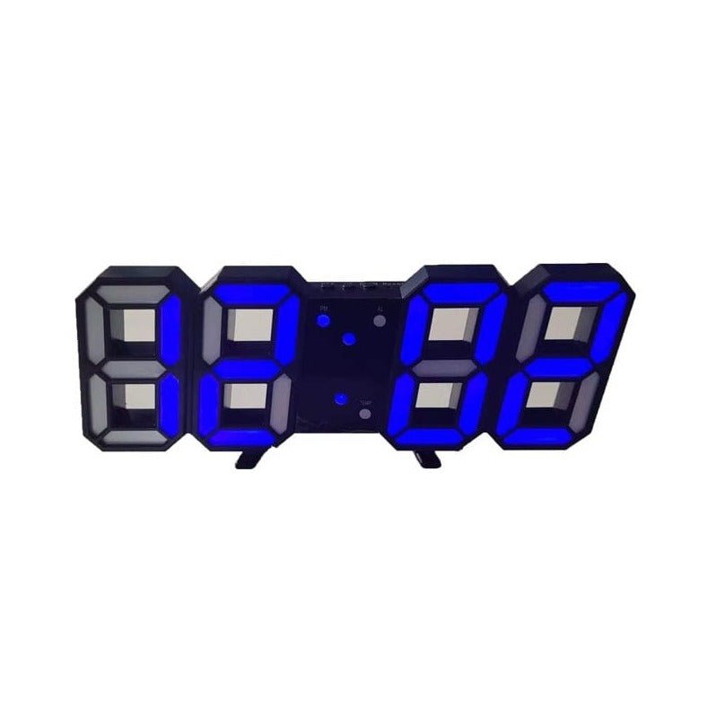 Modern 3D LED Digital Wall Clock - Dimmable Light Display for Home & Office Decor