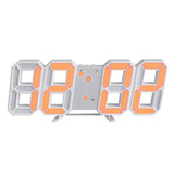 Modern 3D LED Digital Wall Clock - Dimmable Light Display for Home & Office Decor