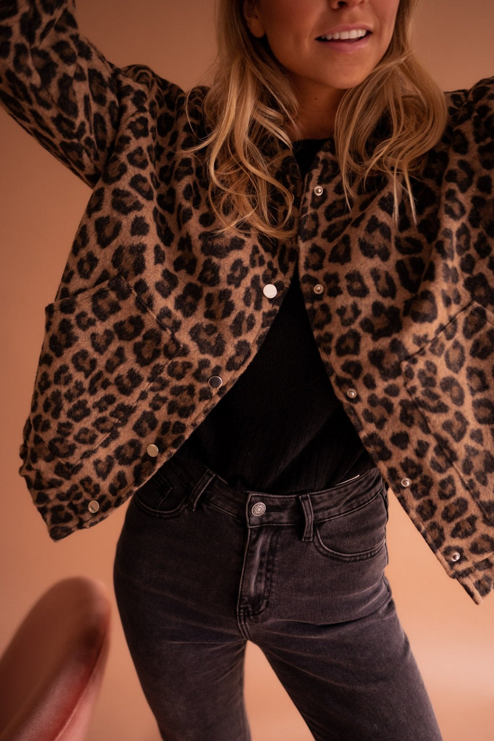 Katarzyna Timeless Leopard Print Jacket - Stylish & Versatile Outerwear for Every Occasion