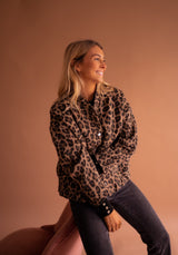 Katarzyna Timeless Leopard Print Jacket - Stylish & Versatile Outerwear for Every Occasion