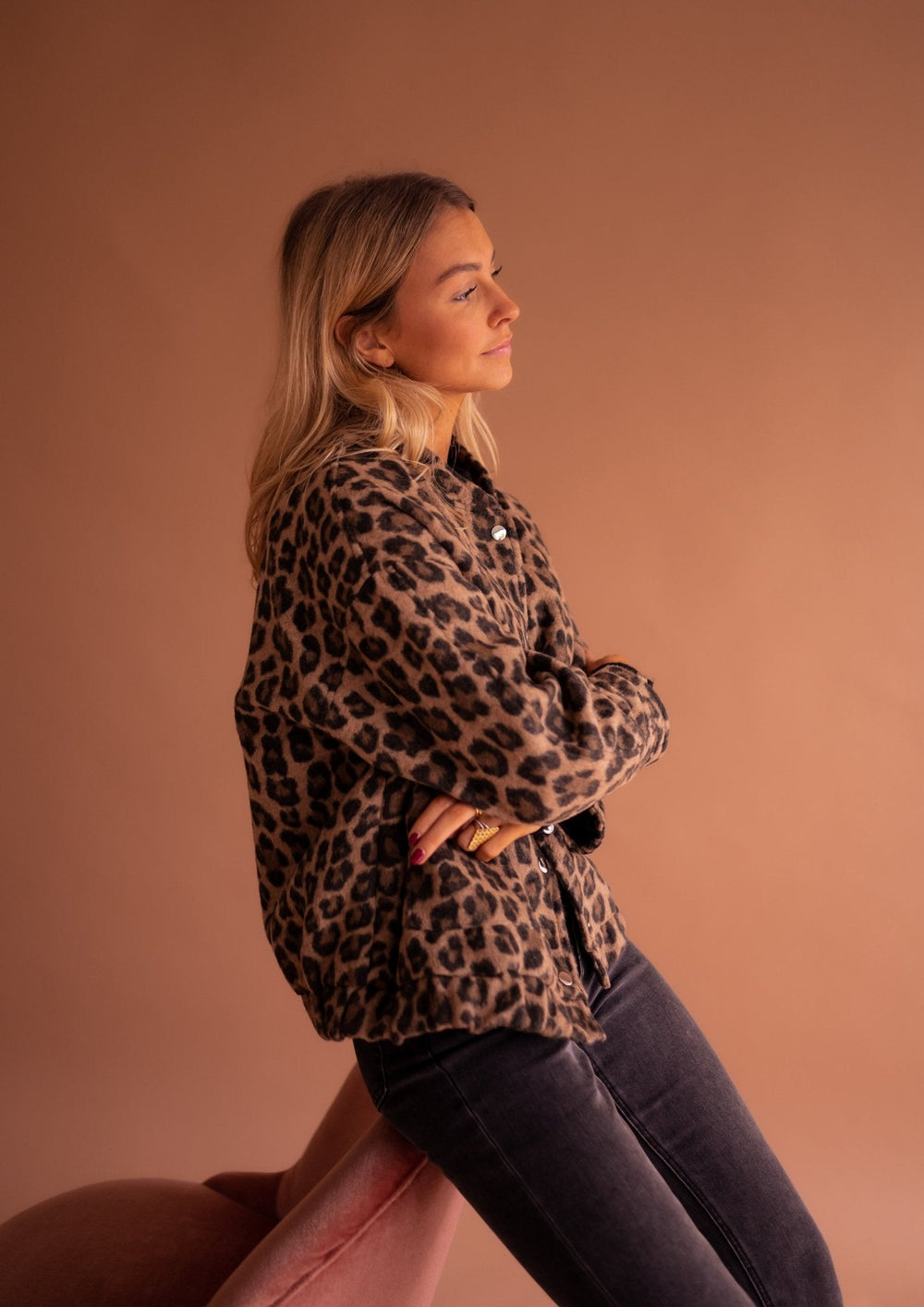 Katarzyna Timeless Leopard Print Jacket - Stylish & Versatile Outerwear for Every Occasion
