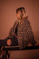 Katarzyna Timeless Leopard Print Jacket - Stylish & Versatile Outerwear for Every Occasion