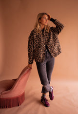 Katarzyna Timeless Leopard Print Jacket - Stylish & Versatile Outerwear for Every Occasion