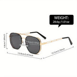 Sunglasses – Unisex, Timeless Design & Lightweight Round Metal Frame
