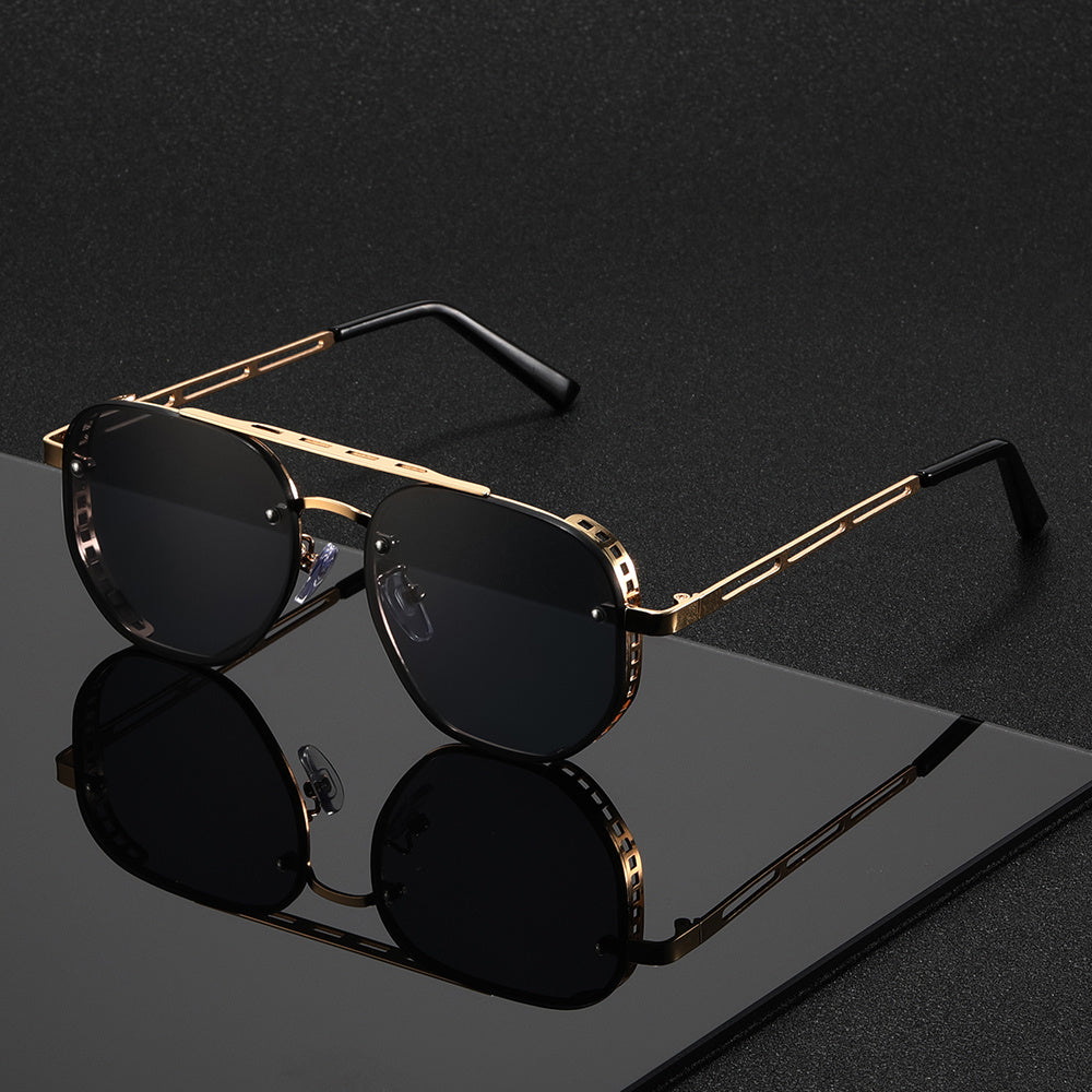 Sunglasses – Unisex, Timeless Design & Lightweight Round Metal Frame