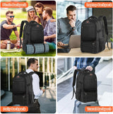 Extra-Large Lunch & Laptop Travel Backpack with USB Charging Port