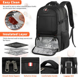 Extra-Large Lunch & Laptop Travel Backpack with USB Charging Port