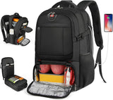 Extra-Large Lunch & Laptop Travel Backpack with USB Charging Port