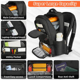 Extra-Large Lunch & Laptop Travel Backpack with USB Charging Port