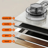 BowLift | Wall-Mounted Suction Cup Spice Rack Organizer for Kitchen Storage and Easy Access to Spices