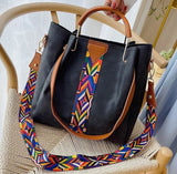 Stylish and Spacious PU Leather Everyday Carry Tote Bag - Perfect for Work, Travel, and Daily Use