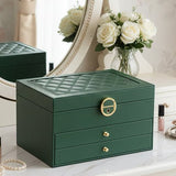 LUXE JEWEL - Elegant Leather Jewelry Box for Stylish Storage & Organization | Perfect Gift for Jewelry Lovers