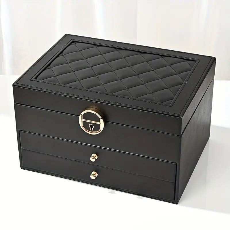LUXE JEWEL - Elegant Leather Jewelry Box for Stylish Storage & Organization | Perfect Gift for Jewelry Lovers