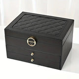 LUXE JEWEL - Elegant Leather Jewelry Box for Stylish Storage & Organization | Perfect Gift for Jewelry Lovers