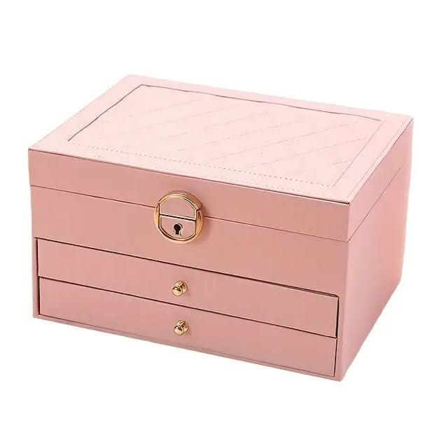 LUXE JEWEL - Elegant Leather Jewelry Box for Stylish Storage & Organization | Perfect Gift for Jewelry Lovers