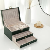 LUXE JEWEL - Elegant Leather Jewelry Box for Stylish Storage & Organization | Perfect Gift for Jewelry Lovers