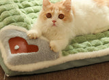 Luxurious Winter Dog Mat - Cozy Fleece Sofa Bed for Small & Medium Dogs | Warm & Comfortable Pet Blanket