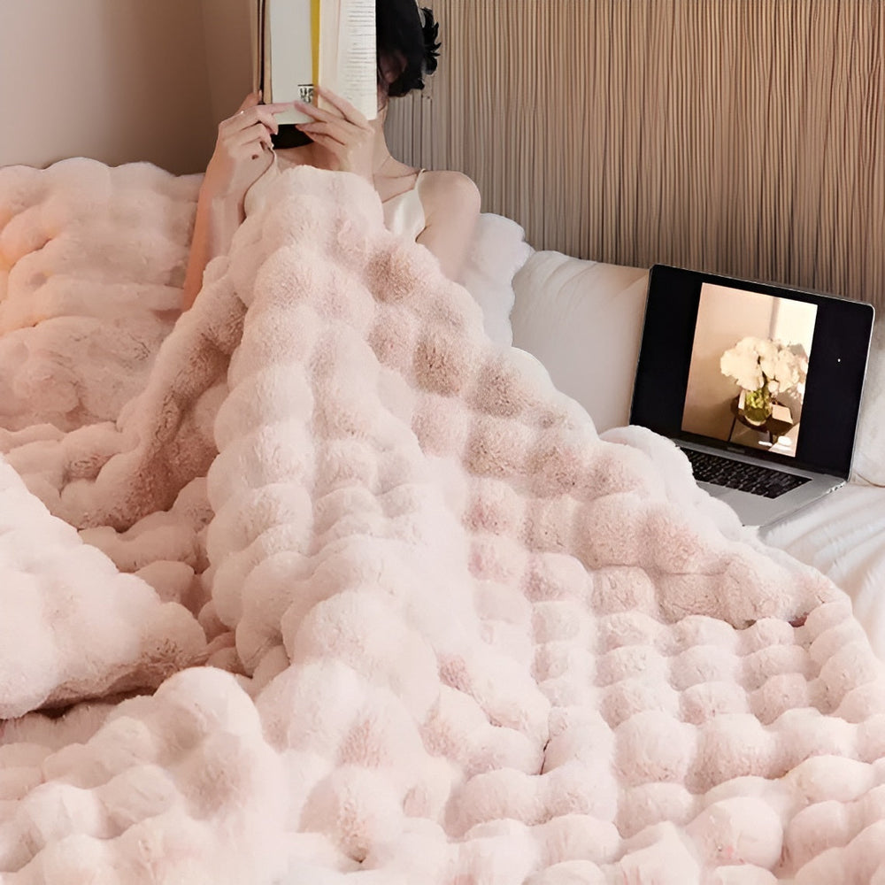 Portable Soft Throw Blanket - Cozy Comfort for Home & Travel
