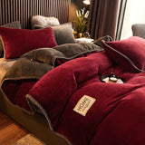 PlushHaven Luxurious Velvet Fleece Duvet Cover Set - Ultra-Soft, Cozy Bedding for Ultimate Comfort