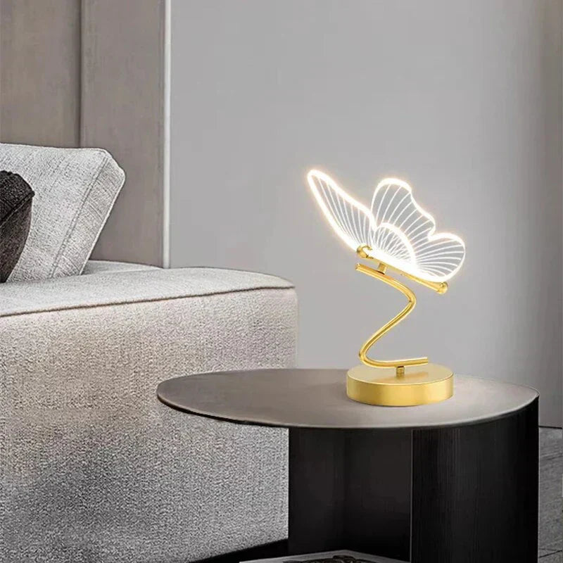 Luxury Butterfly LED Table Lamp - Elegant Home Décor by ButterflyLuxe | Modern Lighting for Living Room & Bedroom
