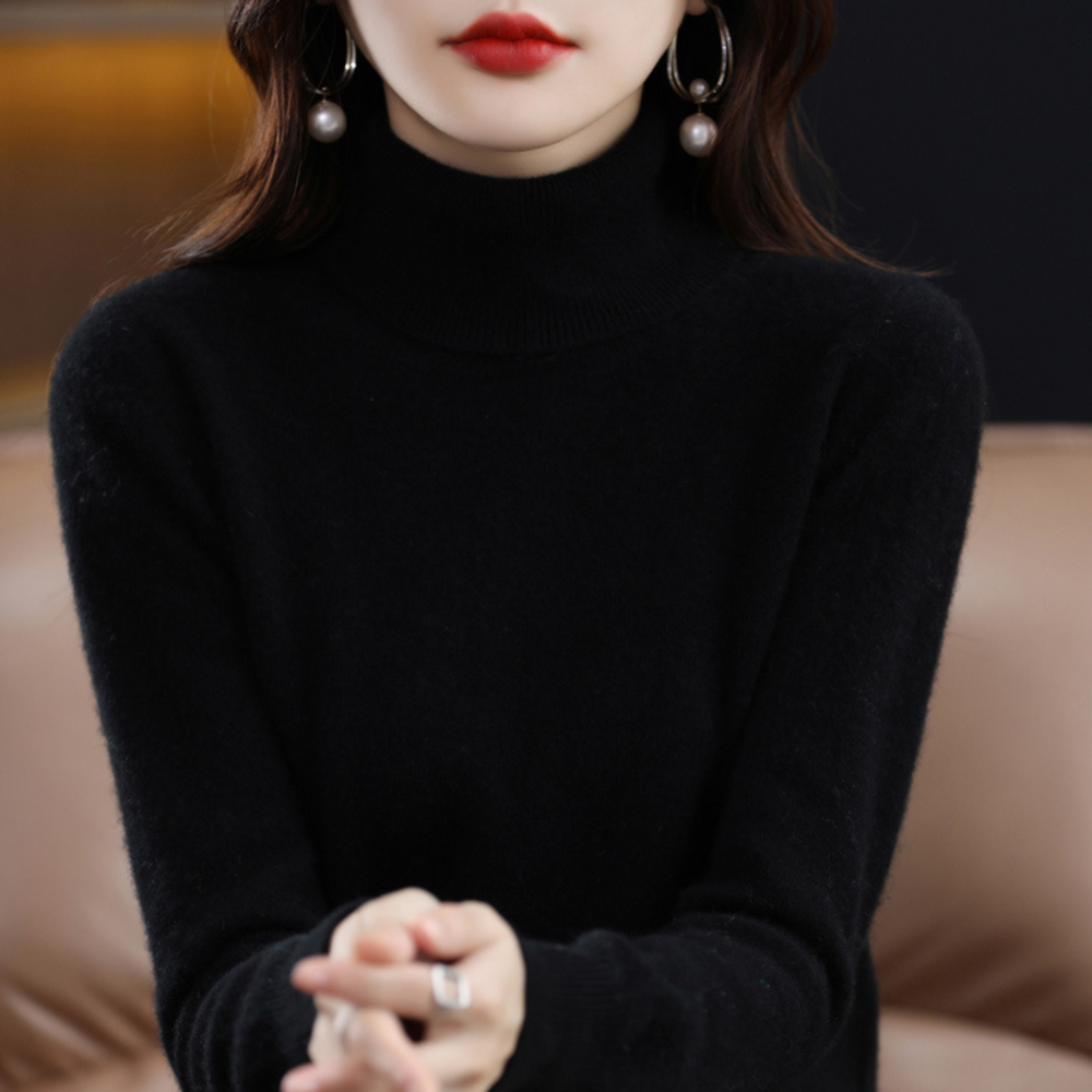 Luxury Cashmere Ladies Turtleneck - Elena