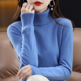Luxury Cashmere Ladies Turtleneck - Elena