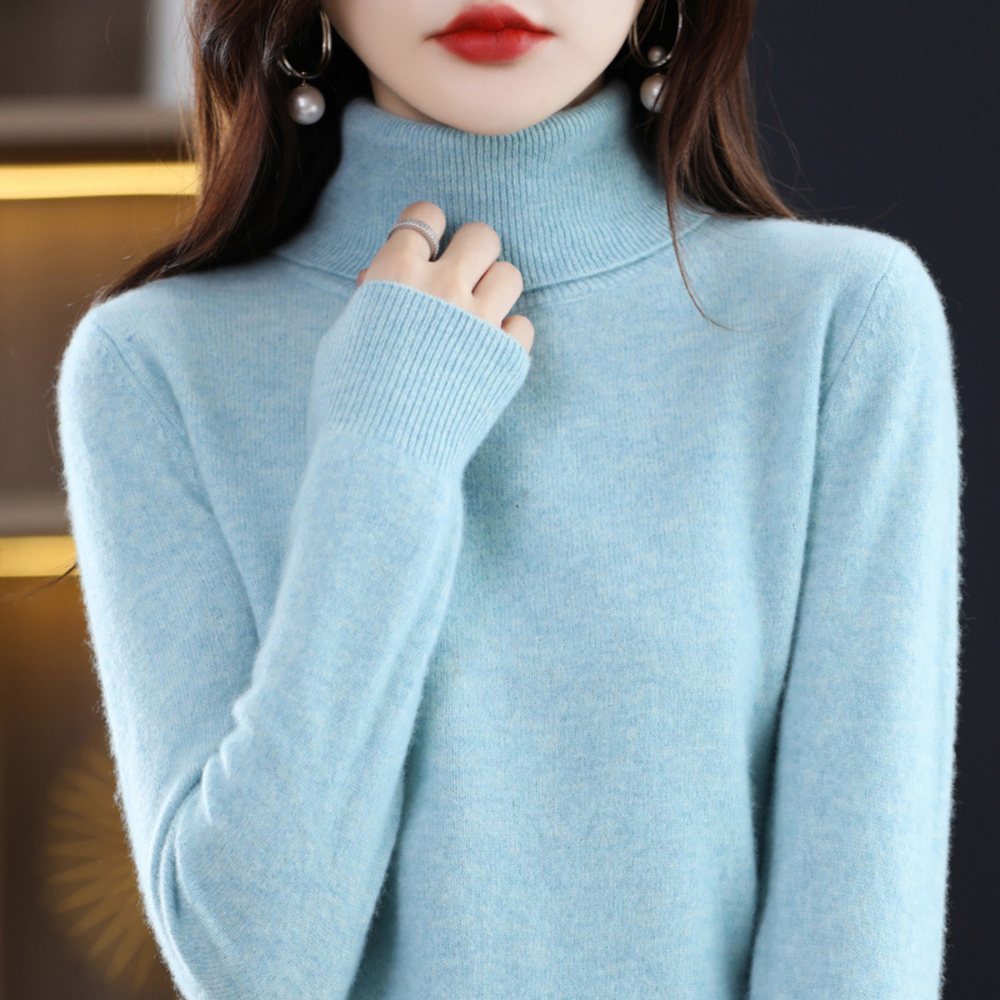 Luxury Cashmere Ladies Turtleneck - Elena