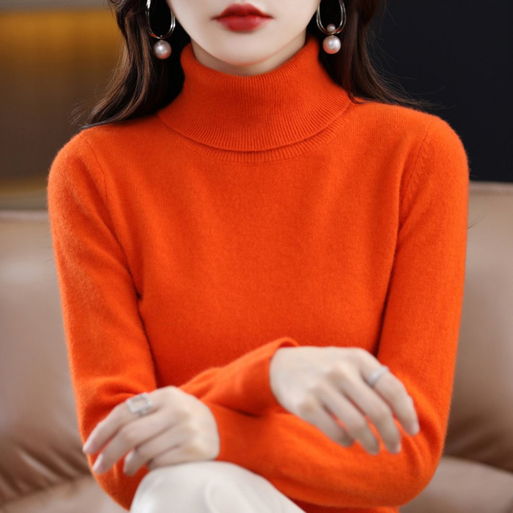 Luxury Cashmere Ladies Turtleneck - Elena