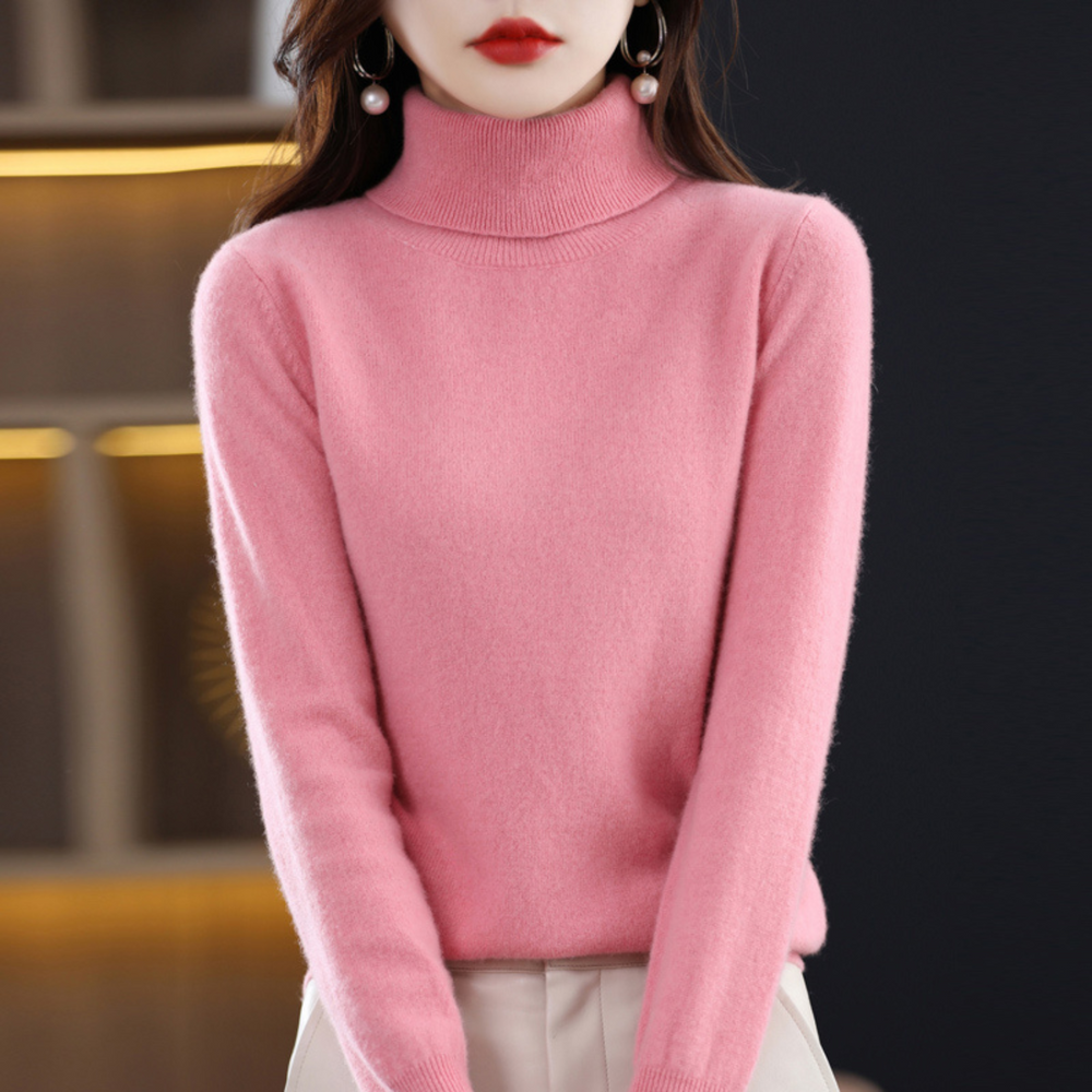 Luxury Cashmere Ladies Turtleneck - Elena