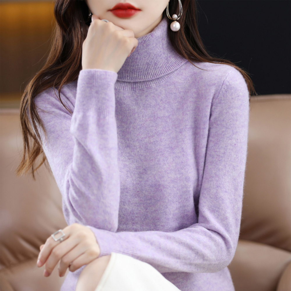 Luxury Cashmere Ladies Turtleneck - Elena