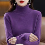 Luxury Cashmere Ladies Turtleneck - Elena