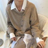 Luxury Cashmere Vest with Button Details - Aurora